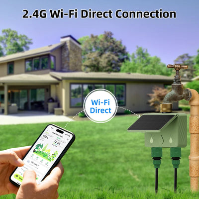Application mobile du programmateur d'arrosage solaire WiFi