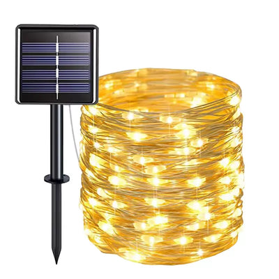 Guirlande Lumineuse Solaire Extérieure Étanche LED