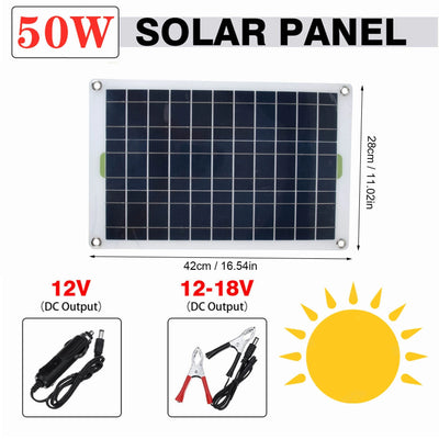 Kit Pompe Solaire 800 L/h 12V Silencieuse pour Jardin