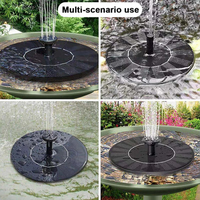 Fontaine Solaire Flottante 16 cm pour Bassin et Bain d'Oiseaux