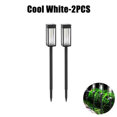 Lampes Solaires LED Étanches Extérieur Jardin Allée Passerelle