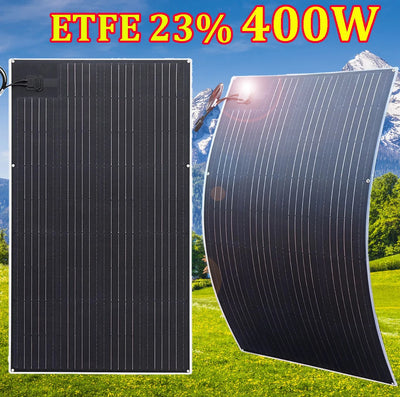 Panneau Solaire Flexible 12V ETFE et PET 95W à 400W