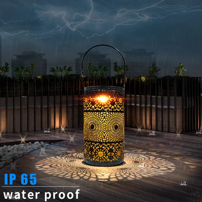 Lanterne Solaire Suspendue Imperméable Décorative Jardin Allée