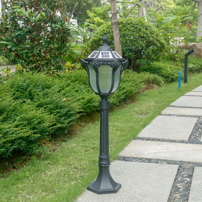 Borne Solaire Aluminium Colonne Extérieure