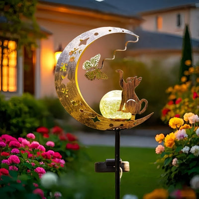 Lampe Solaire Hibou Globe en Verre Allée