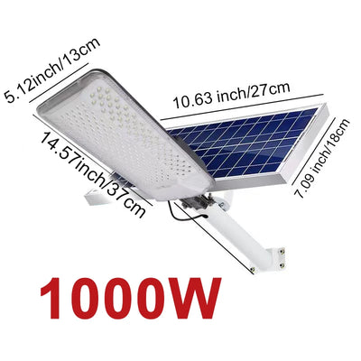 Lampadaire Solaire 1000W Puissant Crépuscule Aube Étanche Extérieur