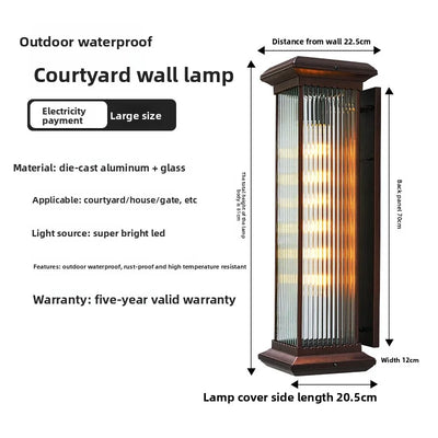 Applique Solaire Murale Extérieure Étanche Ultra-Lumineuse