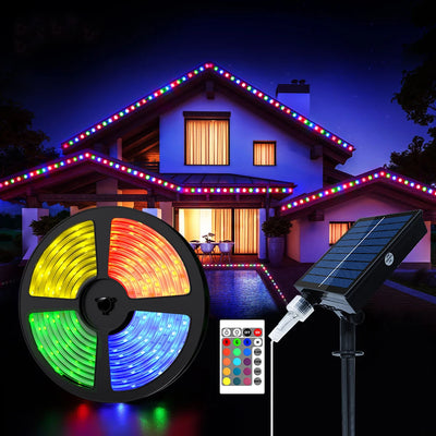 Guirlande Solaire LED Étanche Extérieure Décoration Jardin Noël