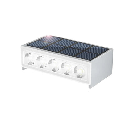 Lampe Solaire Escalier Extérieur IP65 pour Clôture et Terrasse
