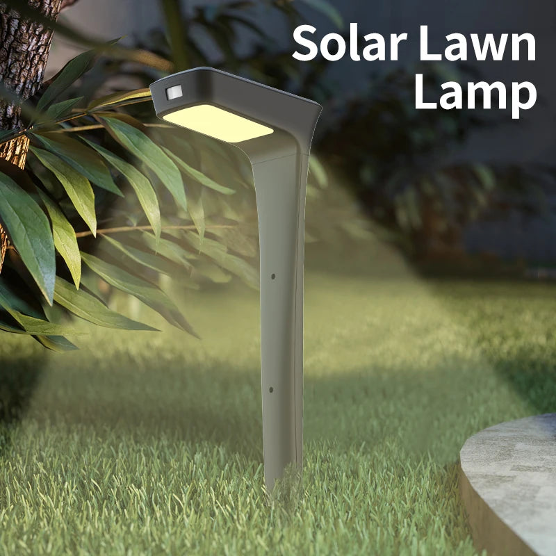 Lampe solaire de jardin LED étanche pour sentier