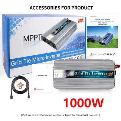 Micro-Onduleur Solaire 1000-1400W Onde Pure