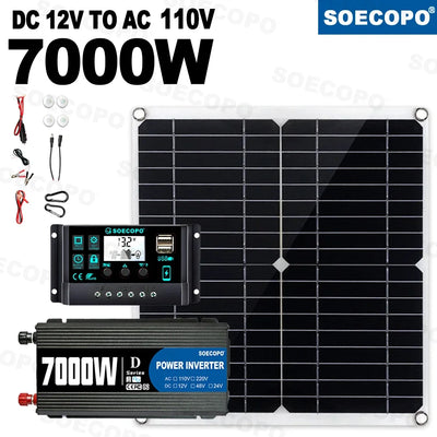 Kit Solaire 7000W Onduleur Panneau Hors Réseau – rendement et puissance de sortie