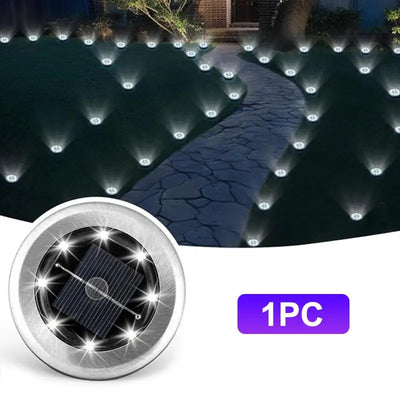 Spot Solaire Encastrable au Sol Étanche IP65