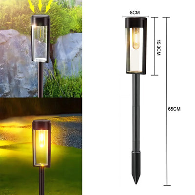 Piquet Solaire Jardin Vintage Abat-Jour Coloré Intensité Réglable