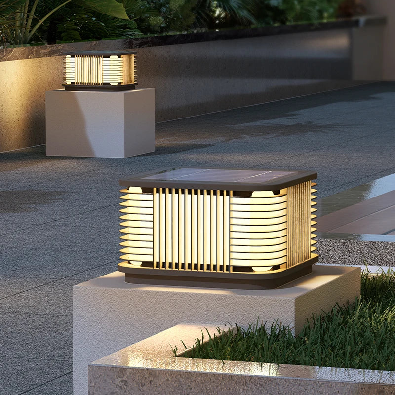 Applique Solaire Murale LED Étanche Décorative Extérieure
