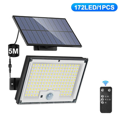 Projecteur Solaire LED 318 Détecteur Mouvement Extérieur