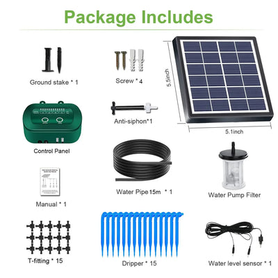 Kit d'Irrigation Solaire Intelligent à Batterie
