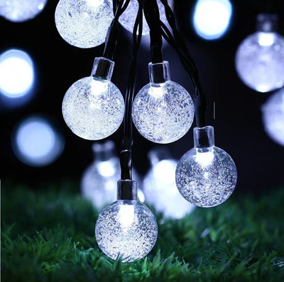 Guirlande Solaire Boules à Bulles Étanche Noël et Terrasse