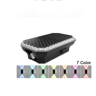 Applique solaire murale RGB colorée pour jardin