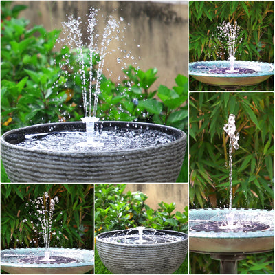 Fontaine Solaire avec Pompe et LED pour Etang