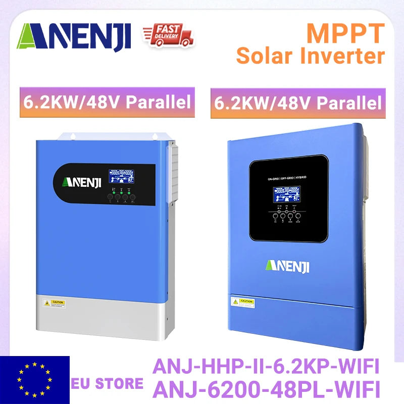 Onduleur Solaire Hybride 6,2 kW MPPT 48V