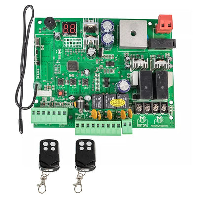 Carte de Commande Portail Battant Solaire 12V 24V