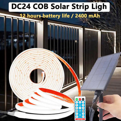 Ruban LED COB Solaire Étanche IP65