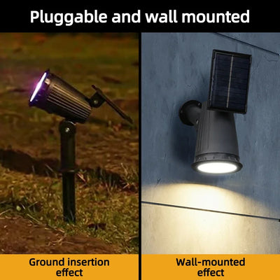 Spot Solaire 9 LED IP65 RGB Luminosité Réglable