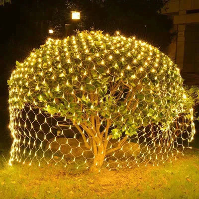Filet Lumineux Solaire LED 3x2 m et 6x4 m Noël