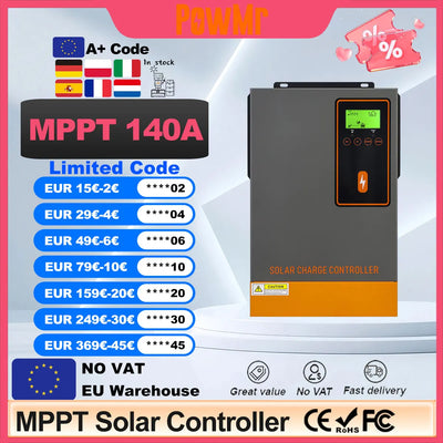 Régulateur de Charge Solaire MPPT 140A LCD