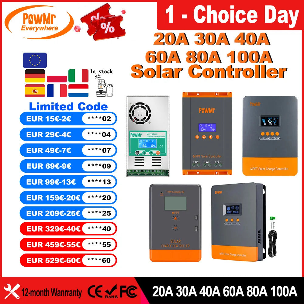 Régulateur de Charge Solaire MPPT PWM