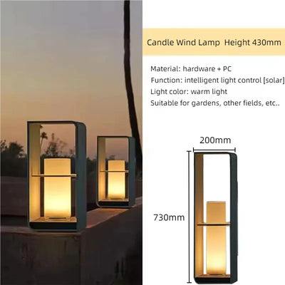 Lampadaire Solaire Exterieur Inox IP65