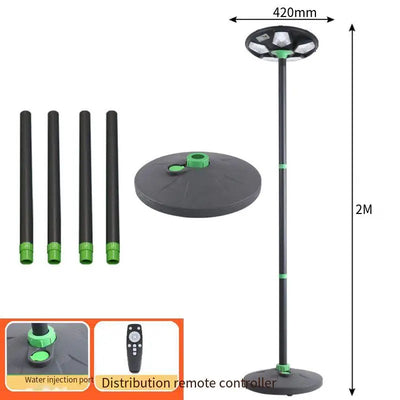 Lampadaire Solaire Portable Détecteur de Mouvement