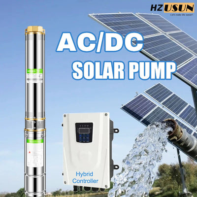 Pompe Solaire Submersible Hybride 2 CV Irrigation Agricole