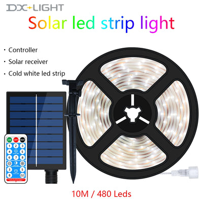 Guirlande Solaire LED Étanche Extérieure Décoration Jardin Noël