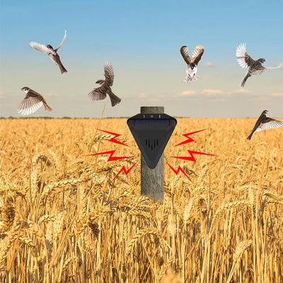 Effaroucheur Solaire Oiseaux 13 Modes Sonores Étanche