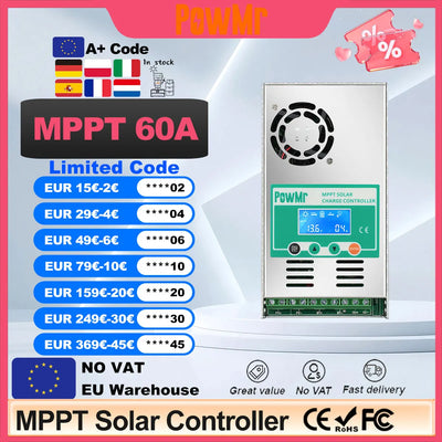 Régulateur de Charge Solaire MPPT 60A