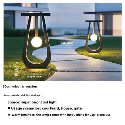 Lampe Solaire de Jardin Haut de Gamme pour Pelouse