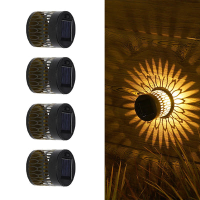 Lampe Murale Solaire Projecteur Étanche Jardin Terrasse Allée