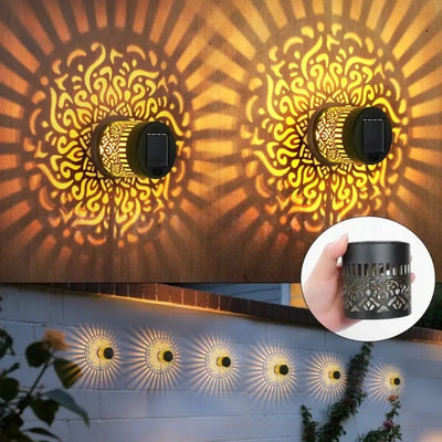 Dimensions de la lampe solaire décorative Mandala