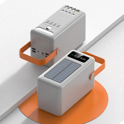 Batterie Externe Solaire à Panneau 100000mAh