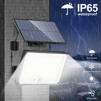 Projecteur Solaire LED 318 Détecteur Mouvement Extérieur