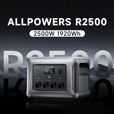 Station d'Énergie Solaire Portable 2500W 1920Wh