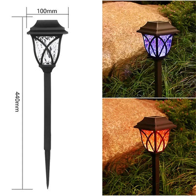 Borne Solaire Extérieur d'Allée de Jardin, Étanche et Sans Fil