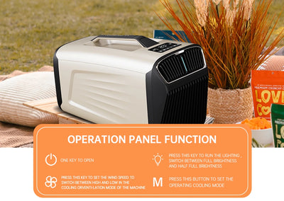 Climatiseur Solaire Portable 5200 BTU Froid et Chaud