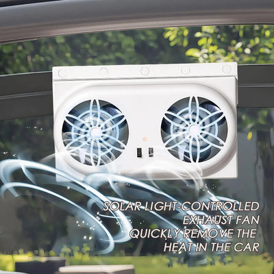 Ventilateur Solaire Portable de Ventilation pour Voiture