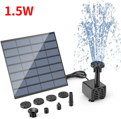 Fontaine Solaire 2,5W 6 Buses Conception Divisée