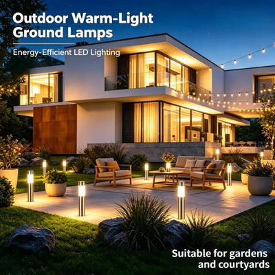 Borne Solaire Extérieur IP65 Jardin Pièce ou Lot de 2