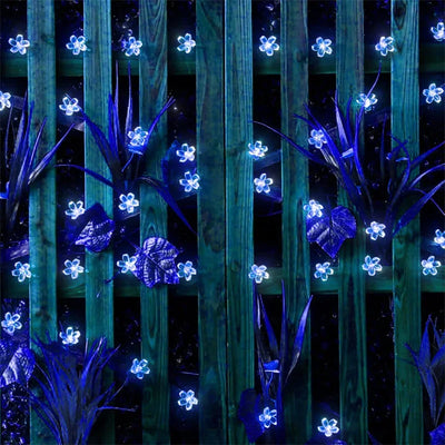 Guirlande Solaire Extérieur Fleurs de Cerisier LED Étanche