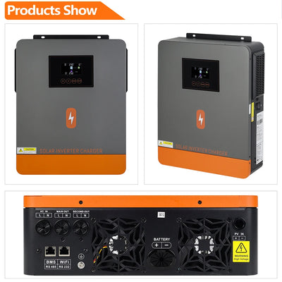 Onduleur Solaire Hybride 6,2kW 48V Onde Pure - vue 5